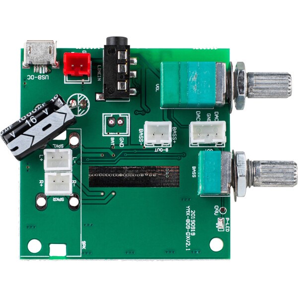 Main product image for 2 x 5W + 10W Bluetooth 5.0 Amplifier Board 5 VDC with Battery Option320-639